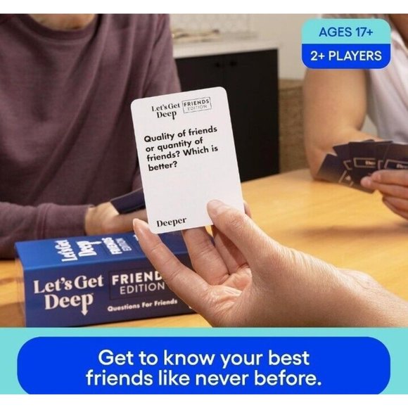 Let's Get Deep Friends Edition What Do You Meme? 400 Party Questions Cards 17+ - Picture 6 of 7